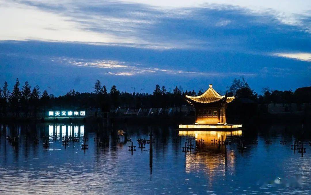 鄱阳:饶州古镇之夜景_青田_传统_风貌