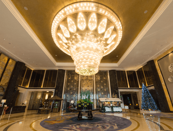 帝王威仪 龙脉之所在 | 抚顺富力万达嘉华酒店设计赏析一_大堂_度假村