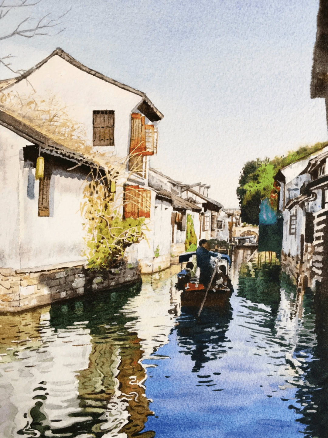 国内水彩画家——王园园水彩作品欣赏(二)_陕西_彩粉画_广告