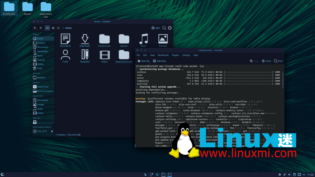 CachyOS：全新友好的性能优化 Arch Linux 衍生版_运行_用户_环境