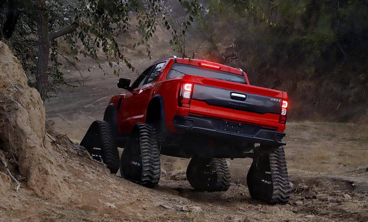 中兴1949履带皮卡官图发布,超高离地间隙,堪称整活儿小能手_搜狐汽车