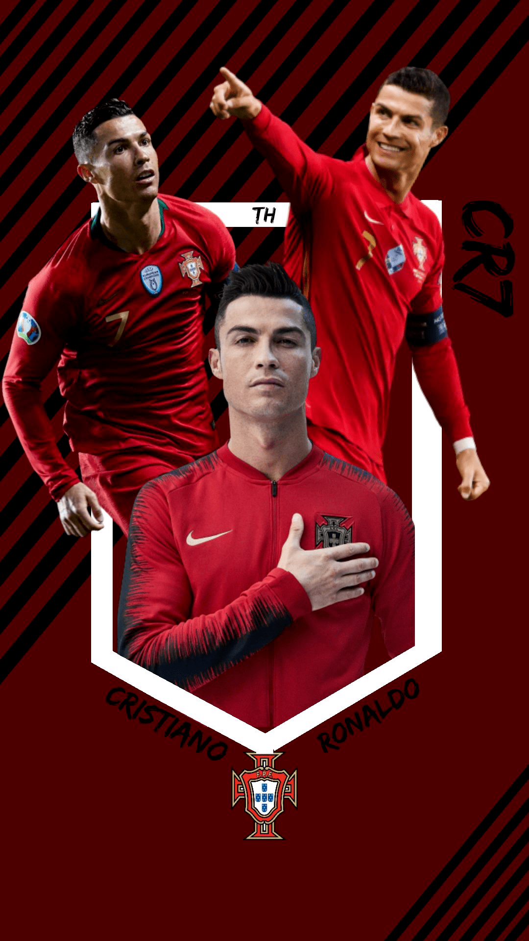 恭喜c罗第五次参加世界杯,附赠大家葡萄牙国家队壁纸