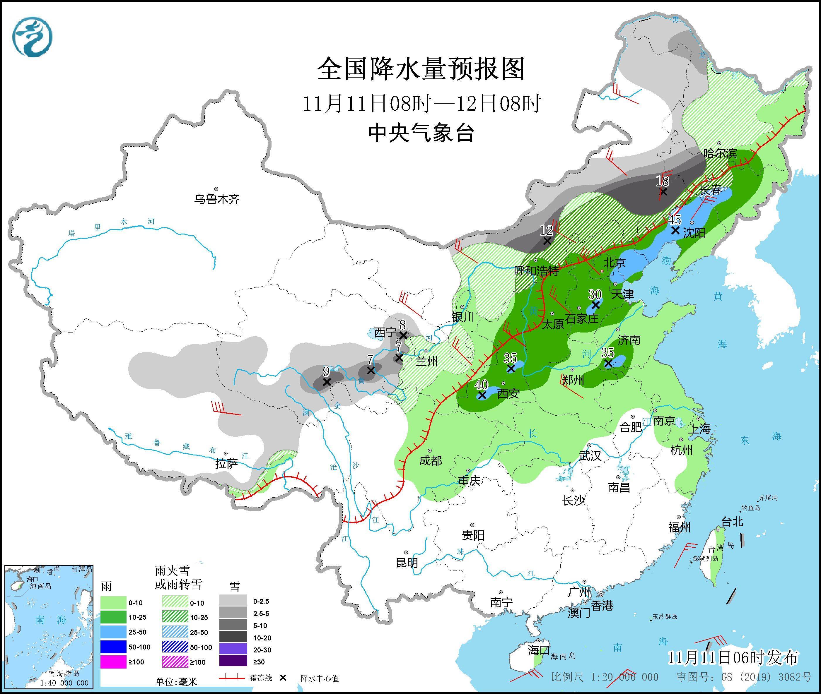 未来15天全国降雪图图片