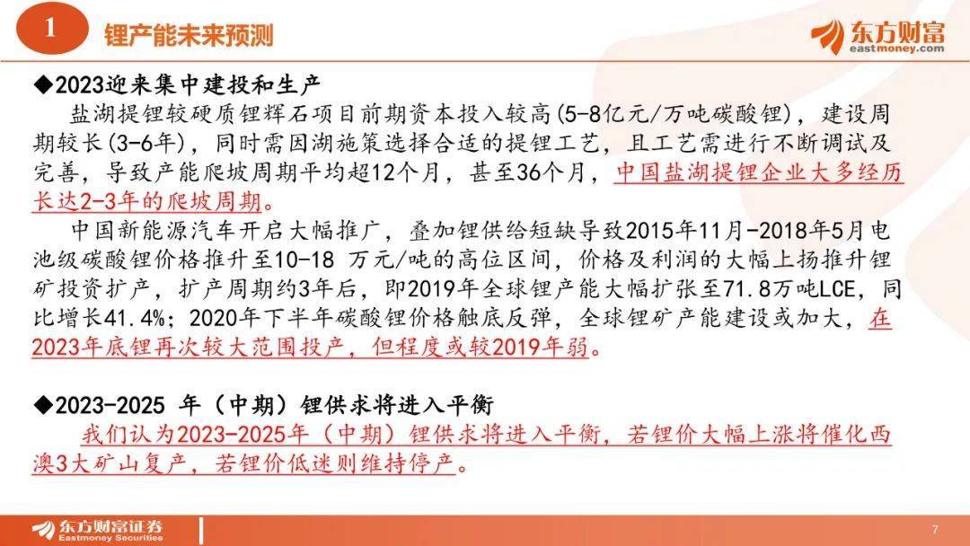 41页|2022全球锂资本十年周期全面复盘和将来瞻望（附下载）