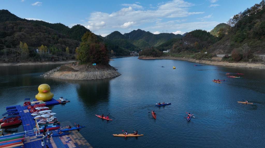 浙江淳安:千島湖水上運動引客來_金峰鄉_新聞_活動