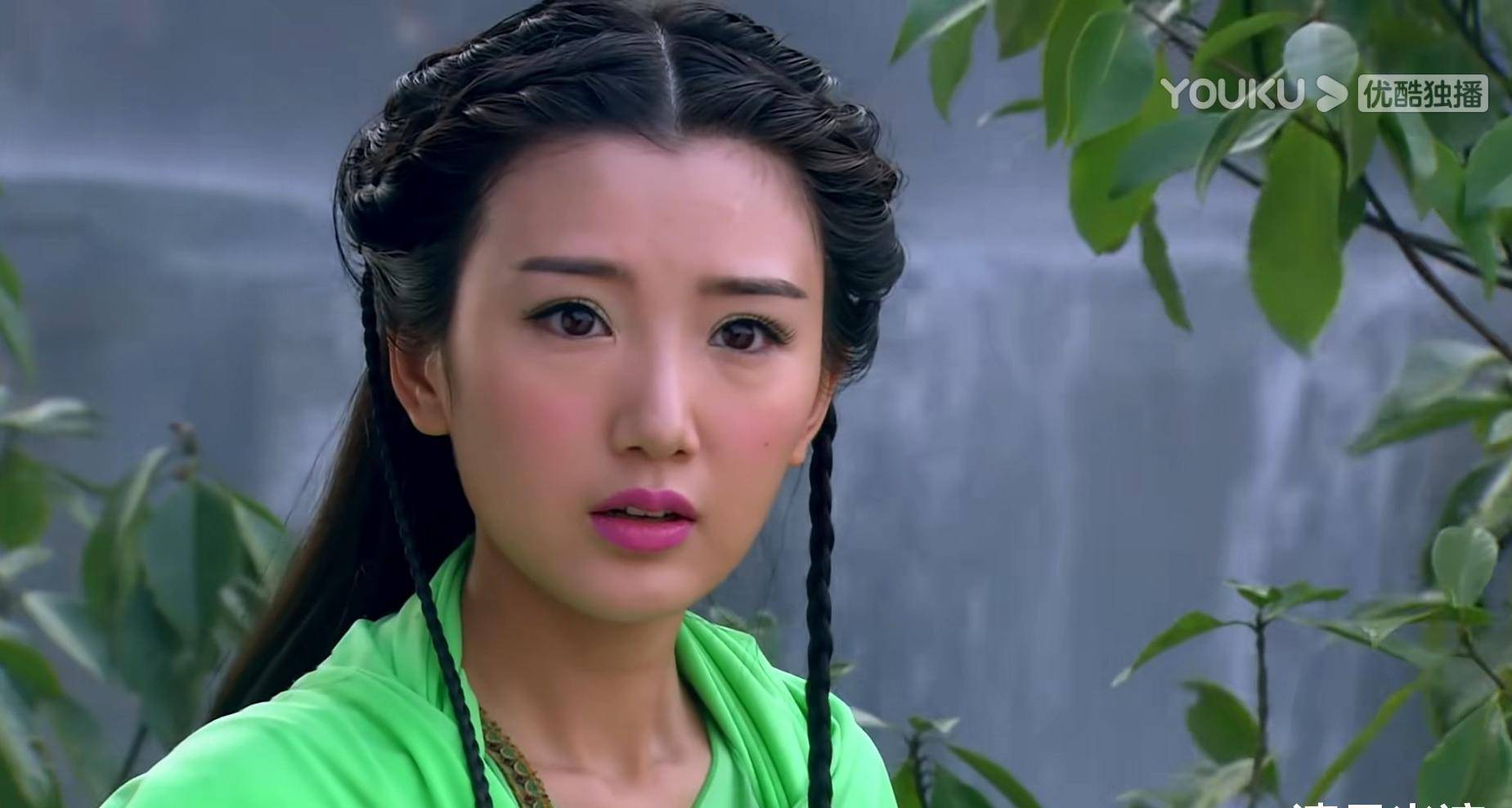 新版钟灵呆气还造型滑稽,tvb版才叫灵气逼人_段誉_何美钿_蓝色