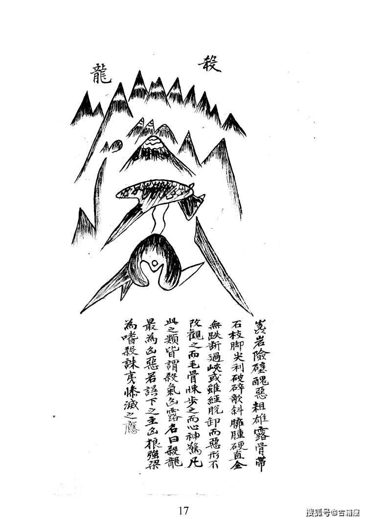 堪舆古籍《风水龙穴万山图》