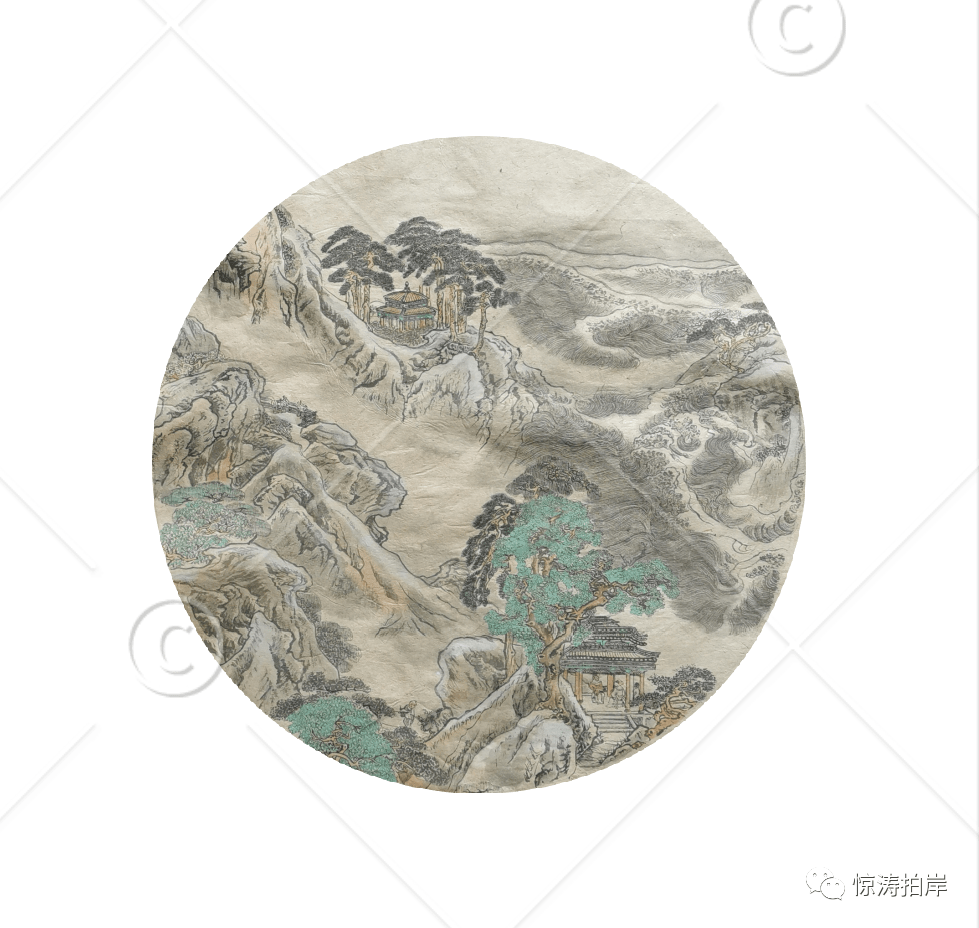 【羽扇纶巾】朱涛:远望仙阁 流连忘返 --临清袁耀蓬菜仙境图有感_蓬莱_山石_艺术