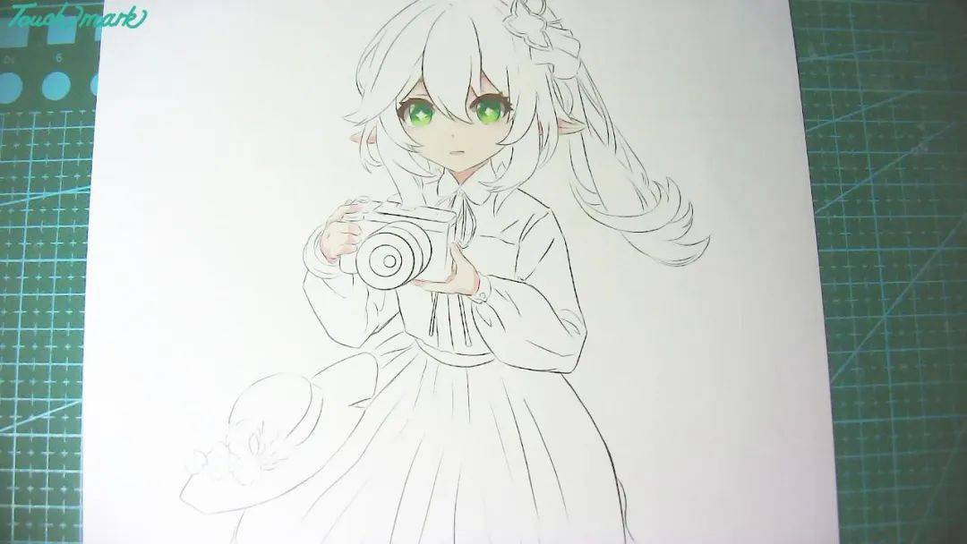 同人绘画小课堂:马克笔人物手绘教程《原神》——纳西妲_颜色_绿色