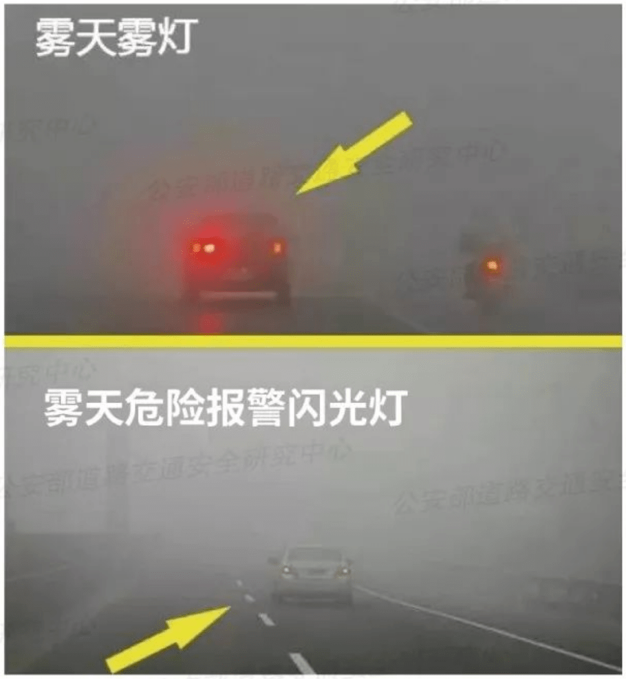 雨雾天究竟开什么灯?雾灯和双闪有啥区别?_搜狐汽车_搜狐网