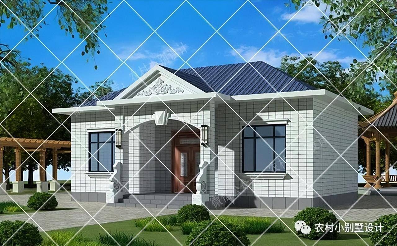 农村小别墅设计15万拿下的25套一层自建别墅,经济实用都能建_生活