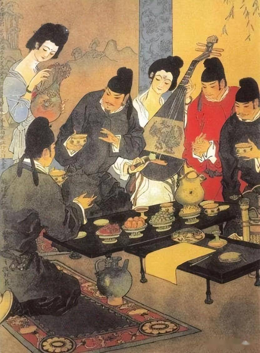 唐朝人便以煮茶为乐煮茶的水在唐时即有讲究《开元天宝遗事》记载隐士