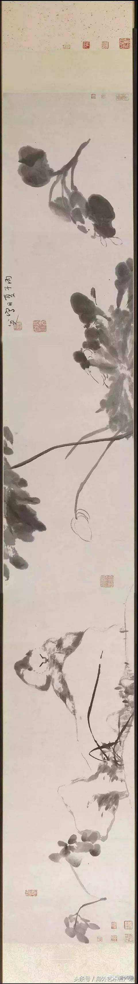 八大山人最神韵之花鸟长卷！（合集）_搜狐网