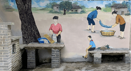 显得有趣又有温度让普通的墙壁变得美观又会说话传递了文明墙绘扮靓了