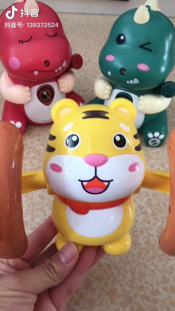 儿童玩具 电动玩具 益智感应翻滚老虎