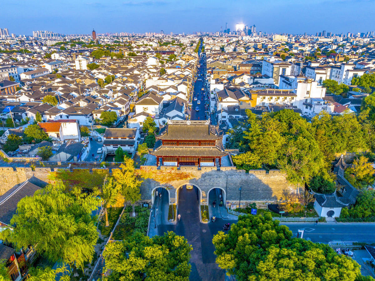 镜头里的苏州老城门!