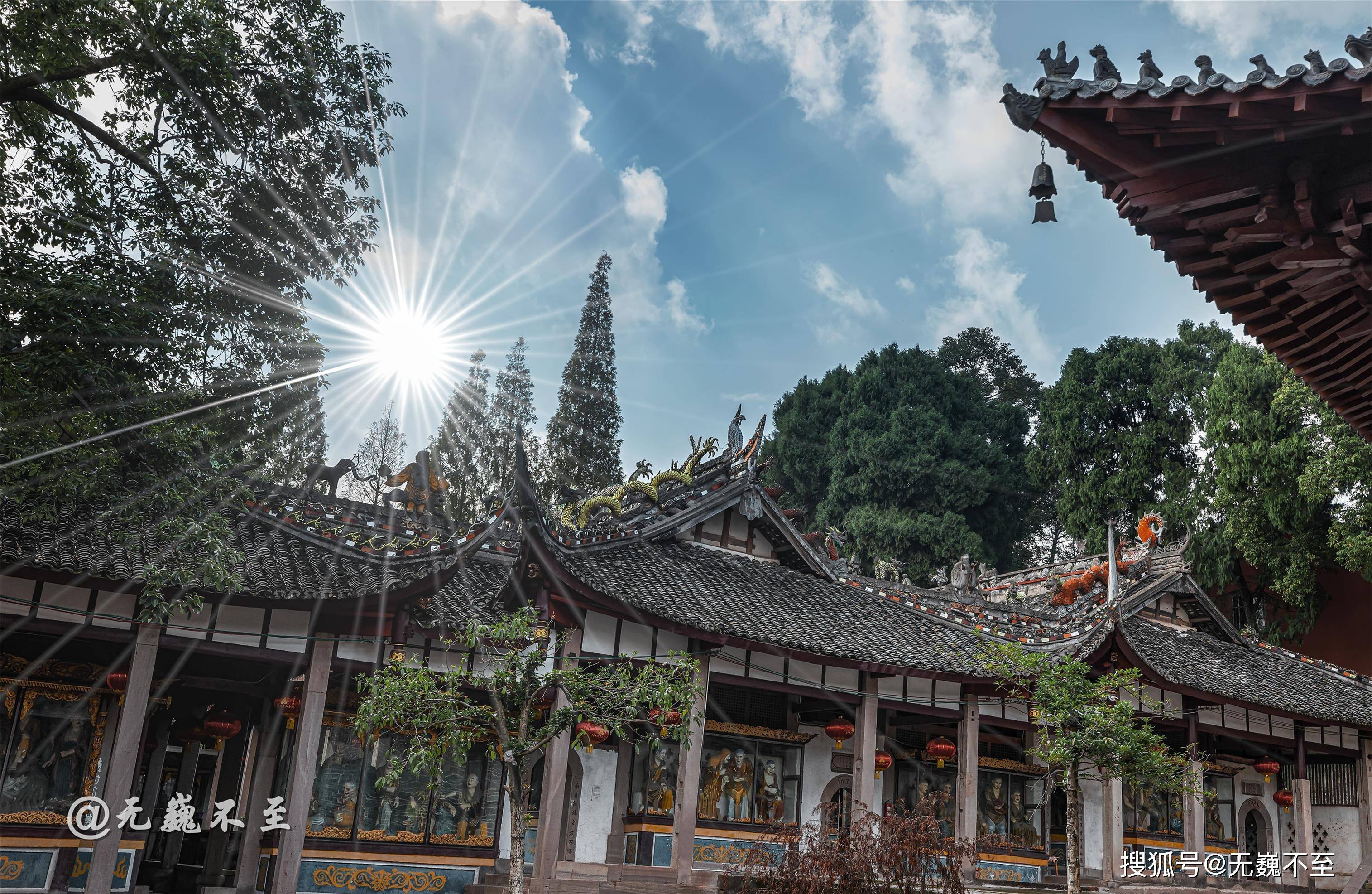 金堂炮台山——药师佛道场,宋代古刹拈花寺