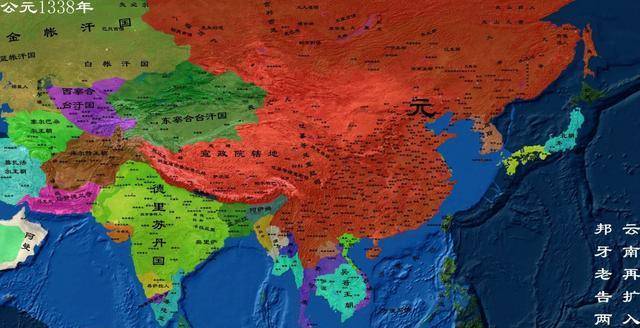为什么元朝明朝地图北方上面都是一条直线?_时候_土地_中国
