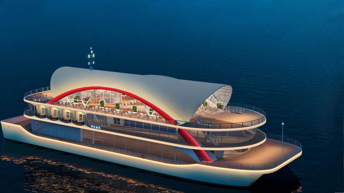 用于武汉两江四岸游览观光 武船造"两江盘龙"轮交付使用_施工_防控