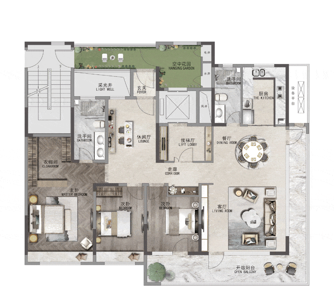 l形19米跑道级阳台 16.5米四面宽!这个神级户型仅剩9席!