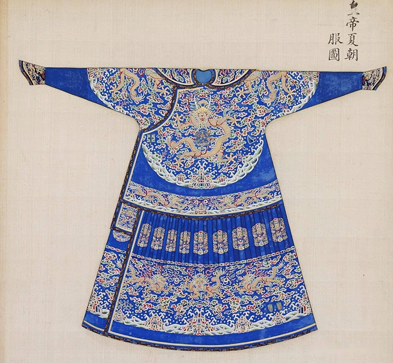 《皇家礼器图式》中记载的清代皇帝服饰