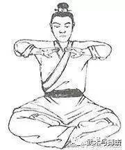 起身活动一下),吸气时意想头顶百会穴有一股混元真气从那里吸入膻中穴
