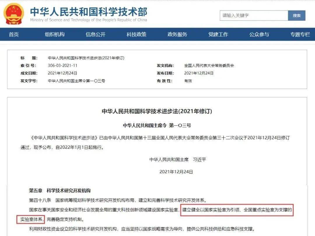 首批全国重点实验室,来了_国家_工作_重组