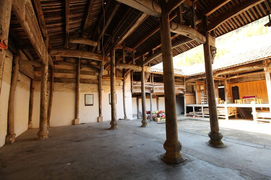 [衢州古村] 开化石畈_明间_石板_宗祠