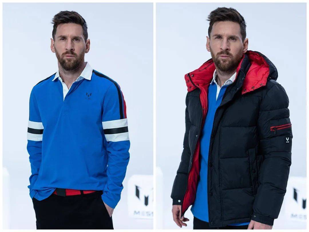 除了运动服饰,梅西平时也穿西装,不过大多比较随意.