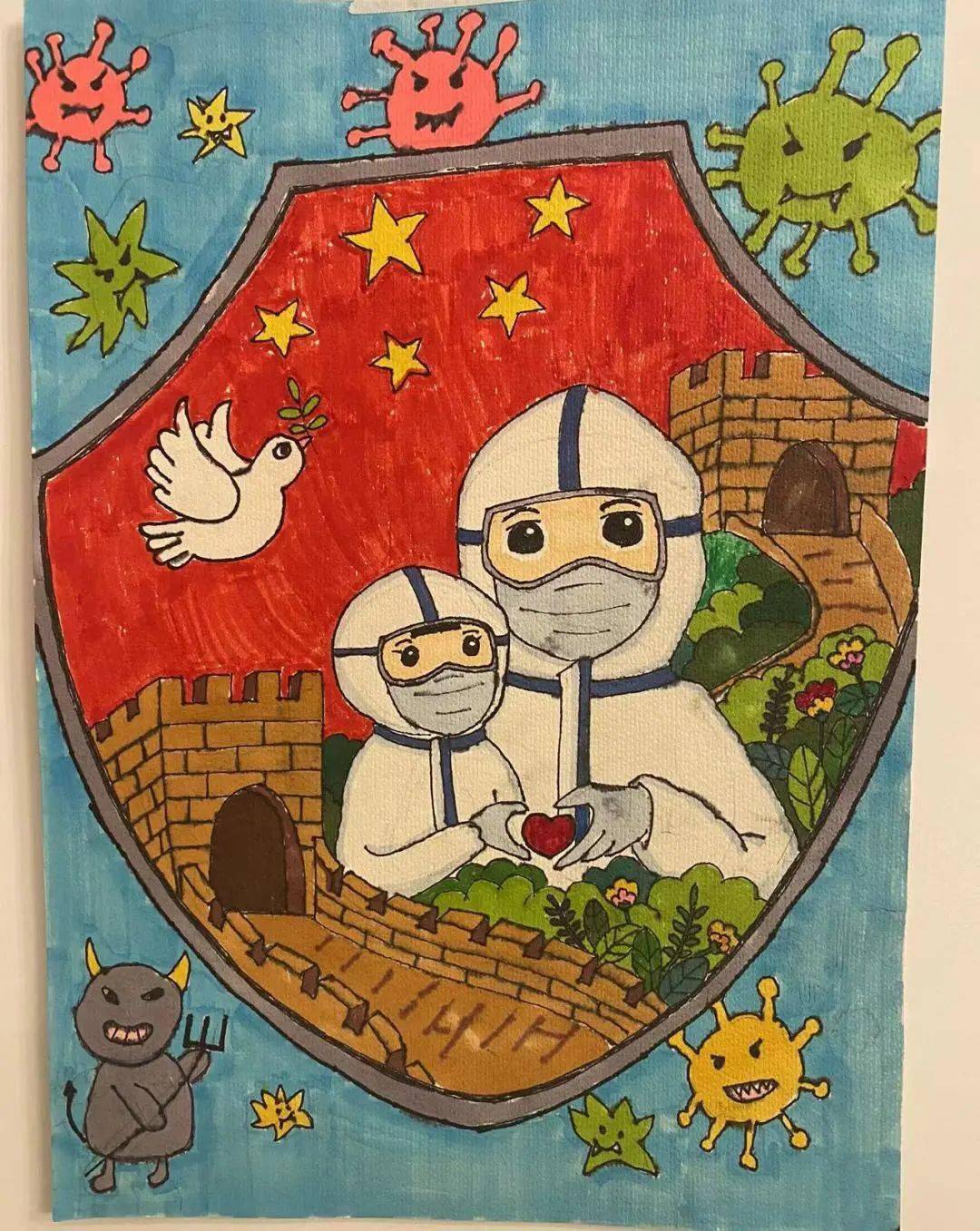 小手拉大手抗疫