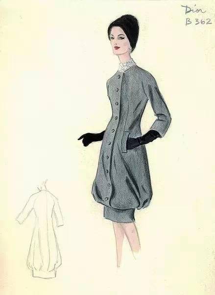 克里斯汀·迪奥(christian dior)设计师手稿!