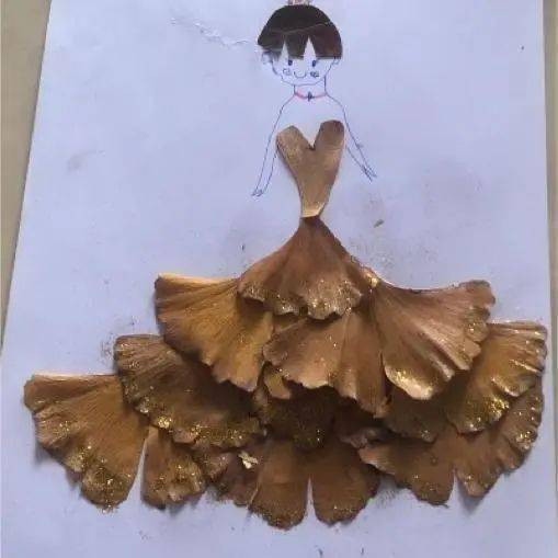 落叶之美_树叶_粘贴画_能力
