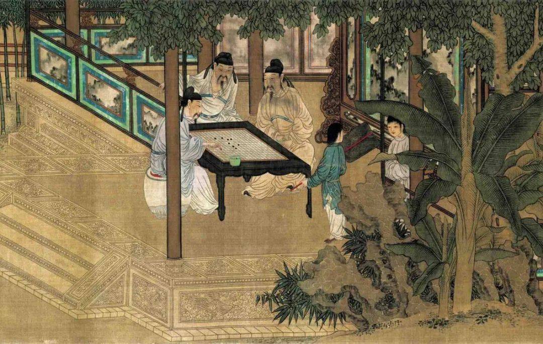 围棋入画,从古画中品围棋!