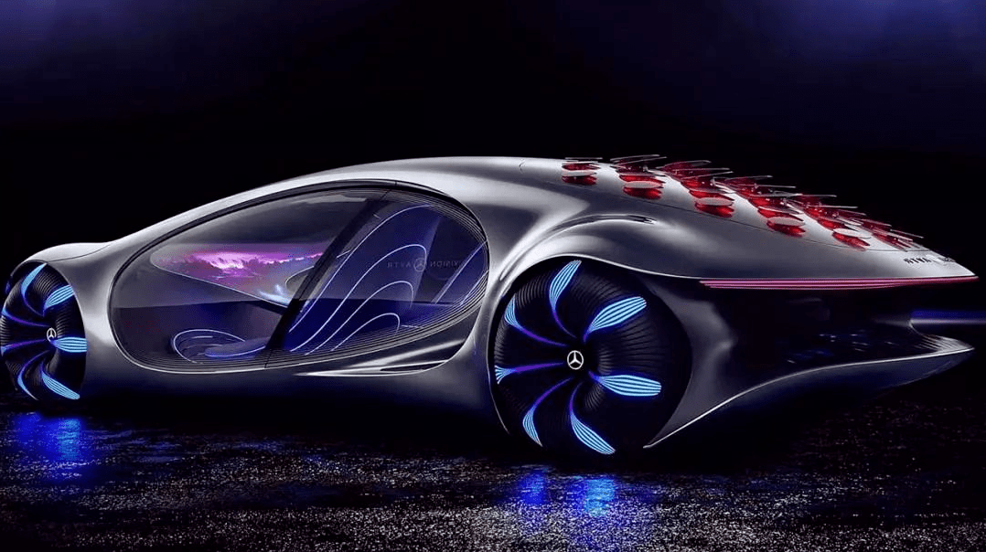 概念车过过眼瘾~奔驰和阿凡达合作推出的visionavtr以电影中的自然
