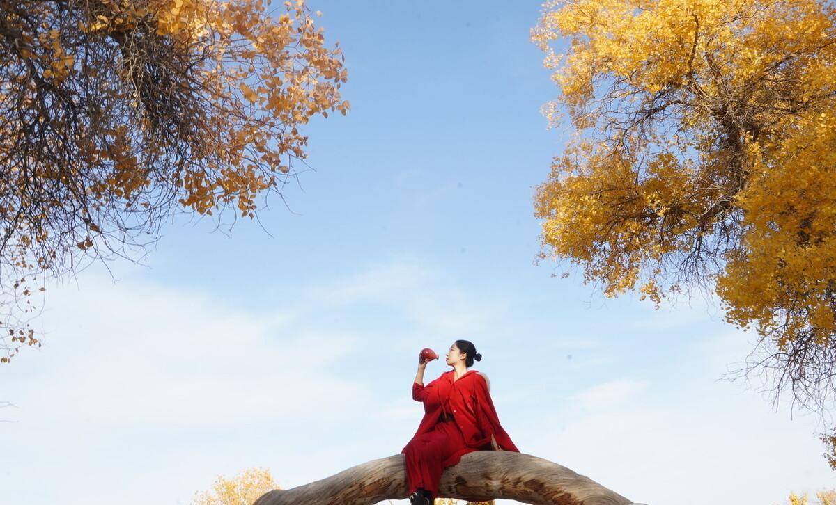 8张胡杨林人像示例点评,总结4个拍摄思路,助你拍美轮美奂大片_人物