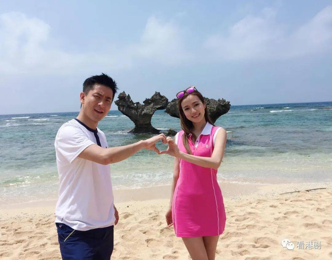 范振锋李思欣冲绳庆祝结婚周年 彩虹出现好兆头_旅行_夫妇_出发