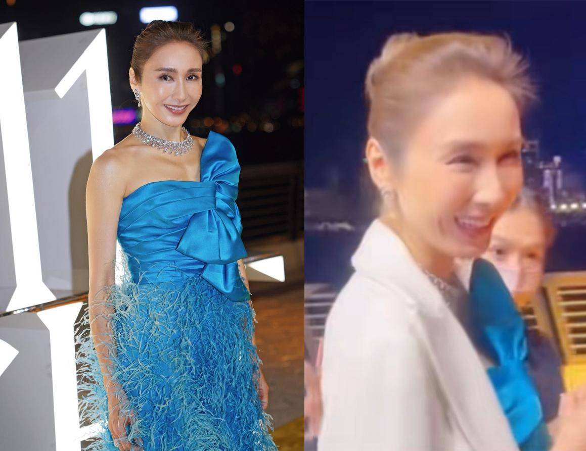 50岁黎姿瘦成皮包骨,和郑秀文同框被吊打,网友直呼怀念小结巴_状态