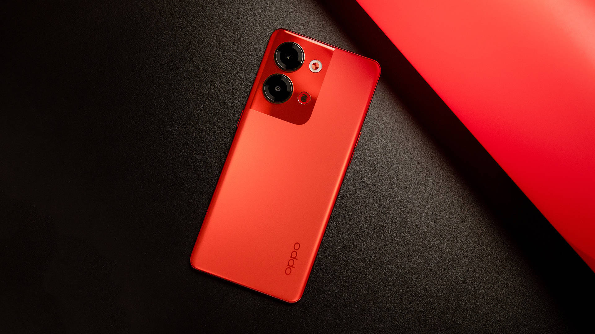 丝绒质感 焕色而生 oppo reno9兔年定制红图赏