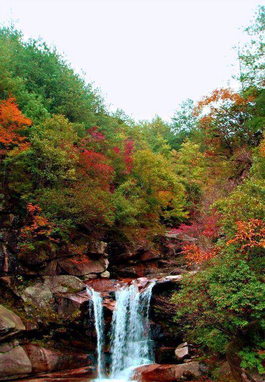 牟阳故城大坝红叶及景色不逊光雾山_老郭_景区_停车场
