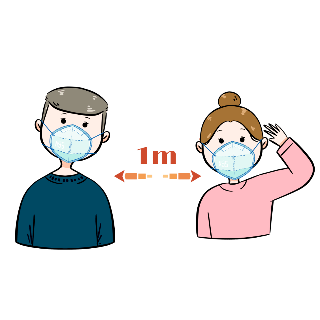 阳性感染者进入家中公共区域应规范佩戴n95口罩.