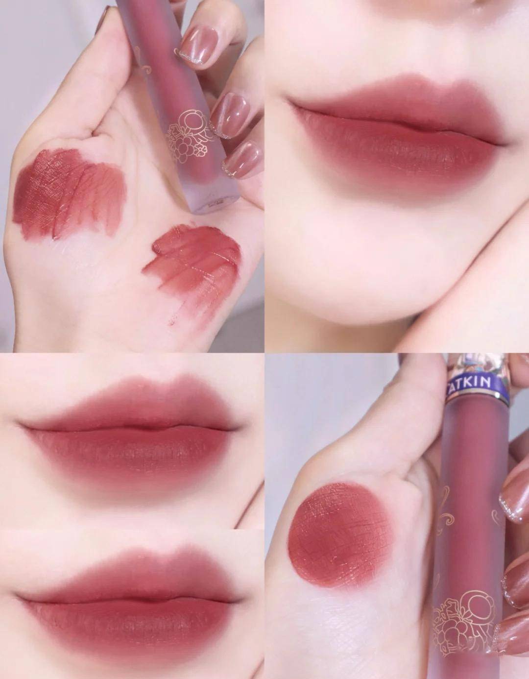 今年超火的"无花果色",搭配妆容又甜又酷,特有气质_颜色_感觉_口红