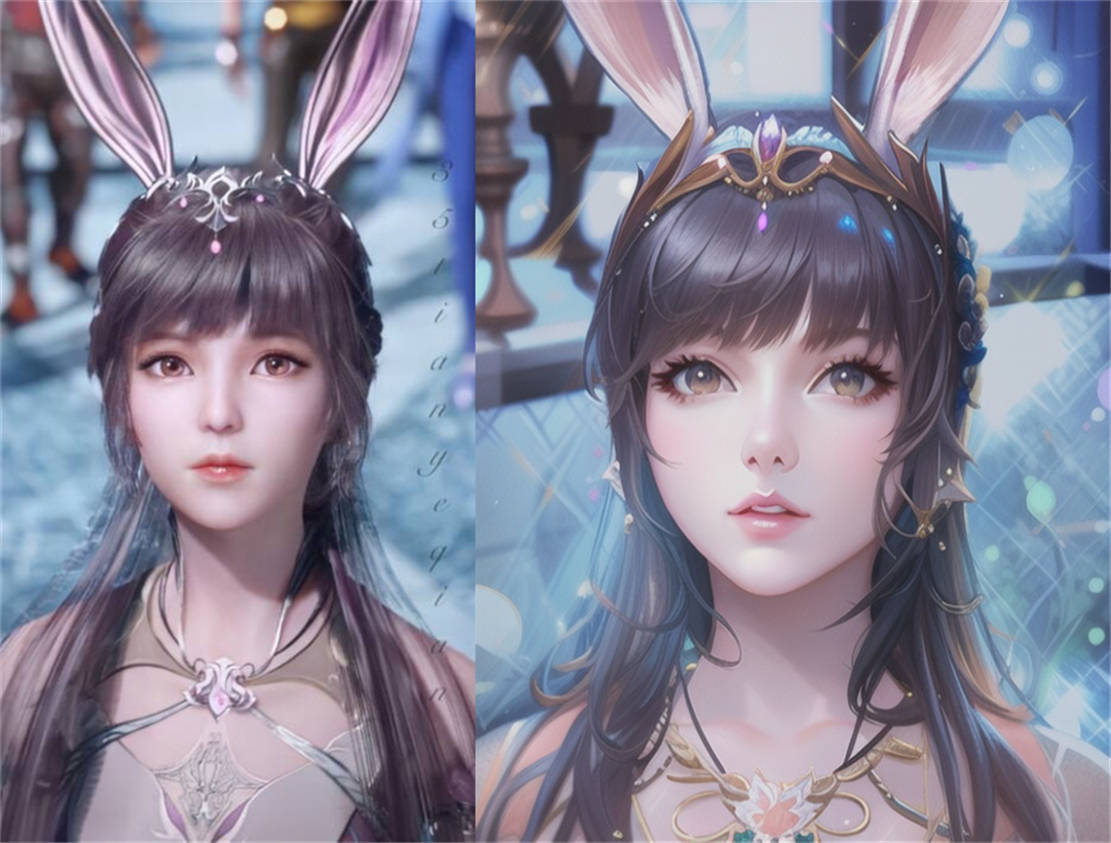 斗罗大陆女神ai化小舞平平无奇白沉香好美路人美女颜值超高