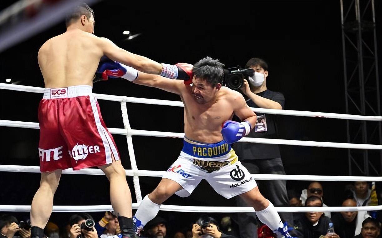 帕奎奥暴打韩国格斗网红dk yoo_回合_比赛_表演赛