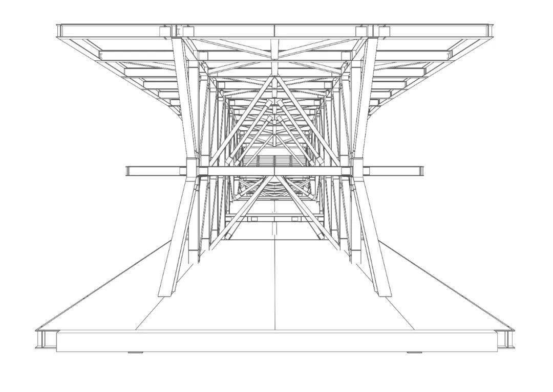 "云海天舟":崖壁上悬挑34米观景台_建筑_的设计_结构