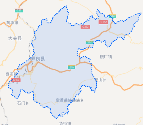 彝良县各乡镇地图图片