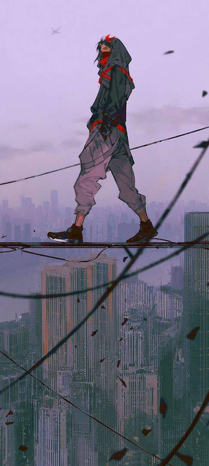 暗色系壁纸 唯美动漫手机锁屏_留言_下期_来自