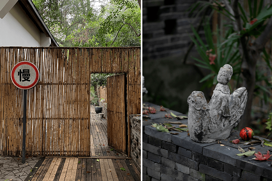 朱赢椿在随园中的工作室q: 所以,其实您是想找回读者的好奇心与蝇默