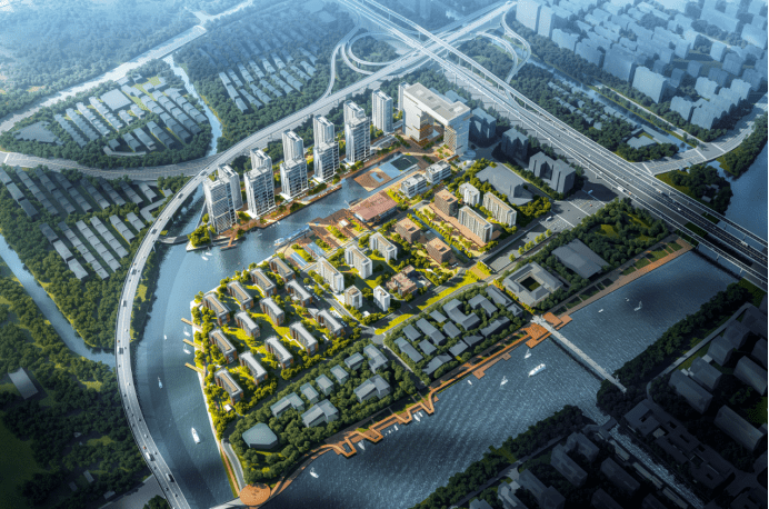 【公示】滨江运河新城地块方案公示,规划28幢住宅+10幢商业办公!_配套_面积_用地