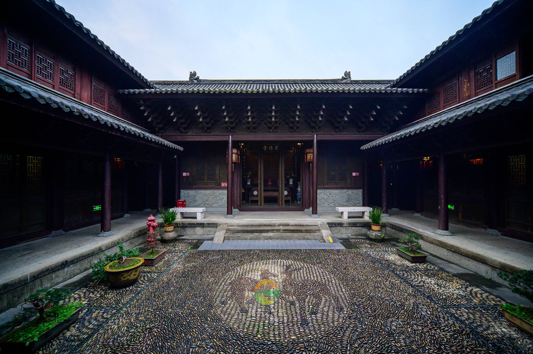 浙江天台旅行,城北永宁村-济公故居_建筑群_陇西_石墙