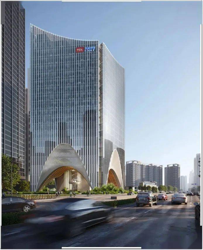 深圳湾"超级巨拱",中筑cbs助力tcl产业总部幕墙_城市_建筑_显示